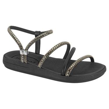 Imagem de Sandalia Papete Moleca Calce Facil Tiras De Brilho 5525.104