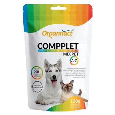 Imagem de Suplemento Vitamínico Compplet Mix Pet A-Z 120gr - Organnact, 120g