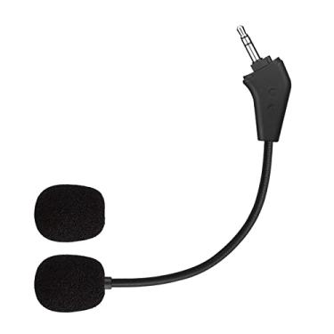 Imagem de weishan Fone de ouvido HS60 Pro para jogos Corsair HS50, HS60, HS70, microfone destacável para jogos no PS5, PS4, PC, Xbox, cancelamento de ruído 3,5 mm, preto