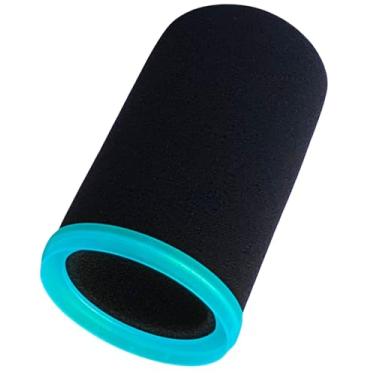 Imagem de Para-brisas de microfone personalizado para microfone Shuer SM7B, SM7dB e MV7 - Filtro POP RK345B Substituição com anel de retenção colorido (verde)