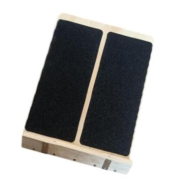 Imagem de UGPLM Placa Inclinada para Maca de Panturrilha, Placa de Equilíbrio de Madeira para Treino, Tornozelo, Pés, Esportes