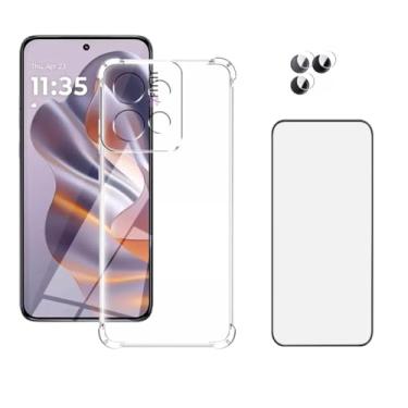 Imagem de Kit Capa Anti Impacto para Moto G75 com Película 5D e Película para Lente de Câmera