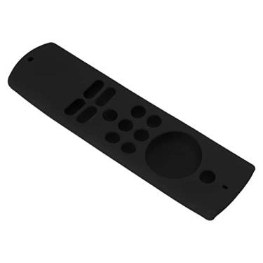 Imagem de Luva Remota Protetora à Prova de Choque Macia de Silicone Com Cordão para Fire TV Stick Lite (Preto)