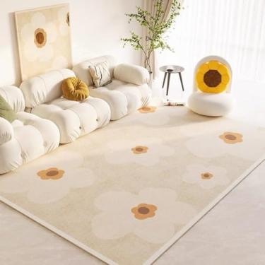 Imagem de Tapete de veludo Sala de estar Sofá Mesa de chá Quarto Antiderrapante Fácil de cuidar Tapete Decoração para casa, SJR lavável 7.120 x 200 cm 47 x 79 polegadas