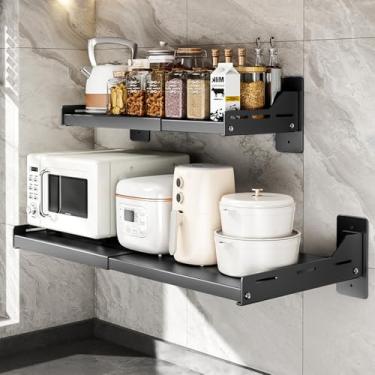 Imagem de Suporte Microondas, Suporte para Microondas, Prateleira Cozinha, Suporte para Microondas de Parede, Suporte de Microondas, Suporte Microondas Parede, Suporte para Forno Eletrico