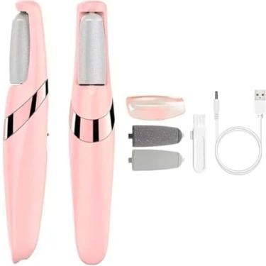 Imagem de LIXA LIXADOR DE PÉ ELÉTRICO REMOVEDOR DE CALOS PARA OS PÉS PORTÁTIL RECARREGÁVEL LIXA ESFOLIADOR PEDICURE
