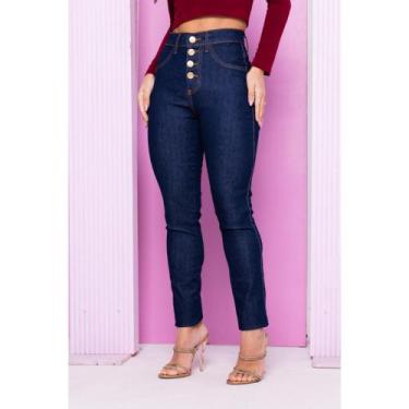 Imagem de Calça Jeans Feminina Skinny com Elastano Cintura Alta - Memorize Jeans