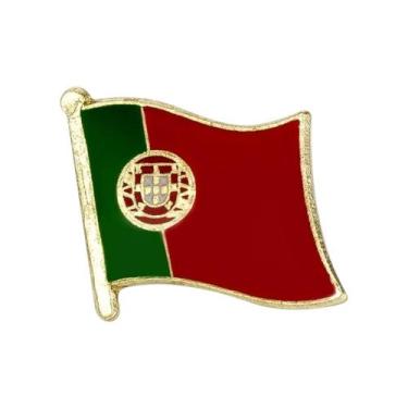 Imagem de Broche Portugal Bandeira Oficial Pin Português Cidadania Portuguesa Li
