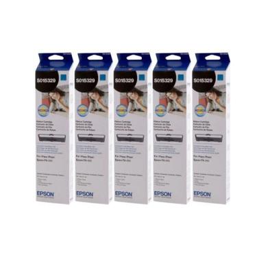 Imagem de Kit 05 Unidades Fita Epson S015329 Matricial Fx-890 Original