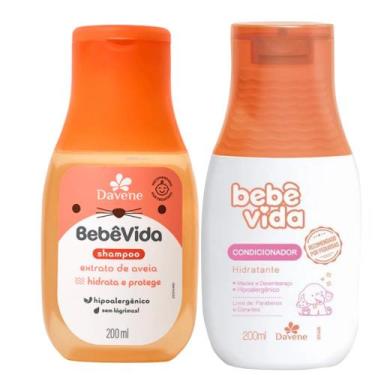 Imagem de Shampoo e Condicionador  Bebê Vida 200ml Davene