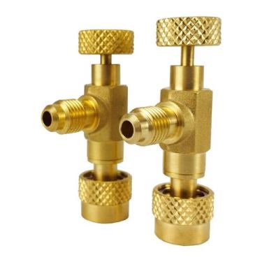 Imagem de Kit Válvula acionadora Schrader 1/4"x1/4" e 1/4"x5/16" - Hiatsu, 1 uni