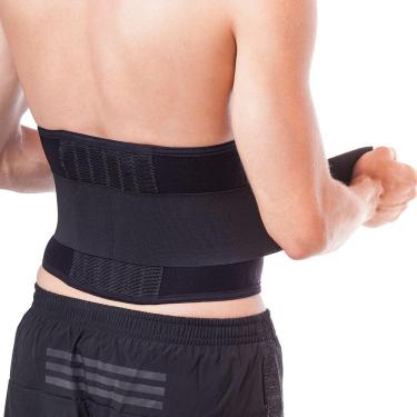 Imagem de Cinta Lombar Kestal com Hastes Preta - 120 cm