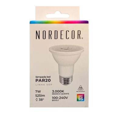 Imagem de Lâmpada de Led Sof PAR20 7W 3000K 38 IRC 95 E27 Bivolt - Nordecor - 11