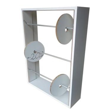 Imagem de Expositor De Rolos De Fitas Laços E Viés Até 20Cm Diâmetro