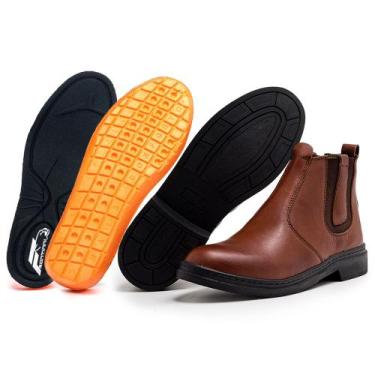 Imagem de Coturno Bota Cano Alto Masculino Dia a Dia Trilha  Conhague - Frontinn