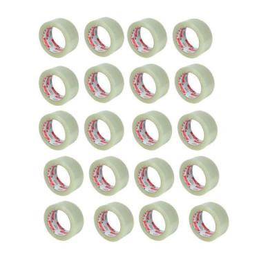 Imagem de Kit com 20 Und Fita Adesiva Transparente 48mmX40mm - FIT-PEL