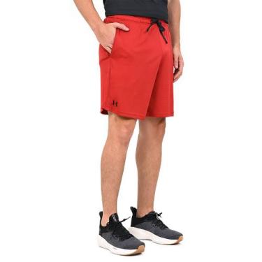Imagem de Shorts de Treino Masculino Under Armour Tech Mesh, Vermelho, P