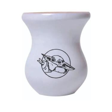 Imagem de Cuia De Madeira Branca Personalizada Star Wars mod.02 - Mix atacadista