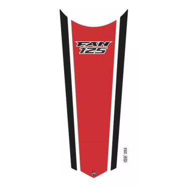 Imagem de Adesivo Faixa Gravata Tanque Resinado Cg 125 Fan 357 - Resitank