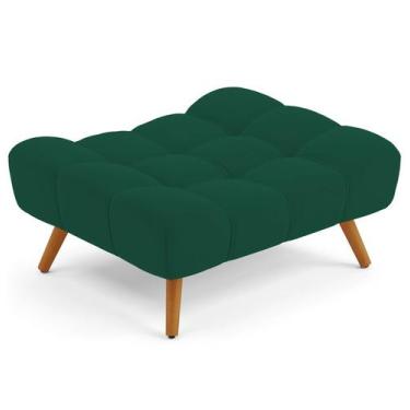 Imagem de Puff Pet Cama Estofada Para Cachorro Sofia L02 Suede Verde - Inoviza