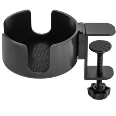 Imagem de "Braçadeira de suporte de copo de mesa, suporte de copo de mesa anti-derramamento, acessórios de mesa de escritório e PC de metal para embalagem de canecas de café, fone De aluguel " (1packs)