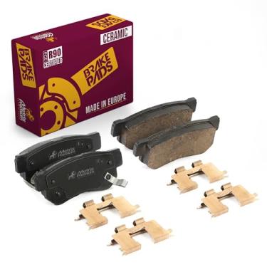 Imagem de Metrix Premium Chassis Parts - Conjunto de pastilhas de freio a disco de cerâmica traseira D813 serve para Hyundai Azera, Elantra, Santa Fe, Sonata, Tucson, XG300, XG350, Kia Amanti, Optima, Sportage,