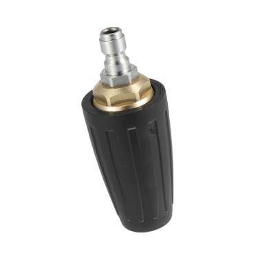 Imagem de REPAIROCK Bico turbo de pulverização rotativa de 2,5 mm de conexão rápida de 1/4 polegada 4000PSI para lavadora de pressão preta peças de reposição automotivas