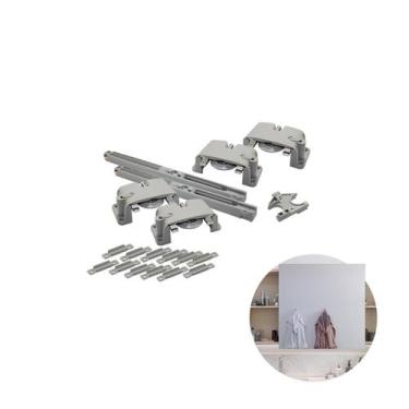 Imagem de Kit Sistema Para Painel Línea Top Médio 20 A 30kg Para 1 Porta Rometal