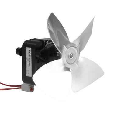 Imagem de Micro Motor Ventilador Soprador 1/100 eos para Geladeiras Metalfrio com Hélice em Alumínio 220v