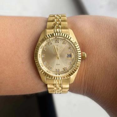 Imagem de Relógio Dourado Feminino Technos Riviera 2015CEL/1X