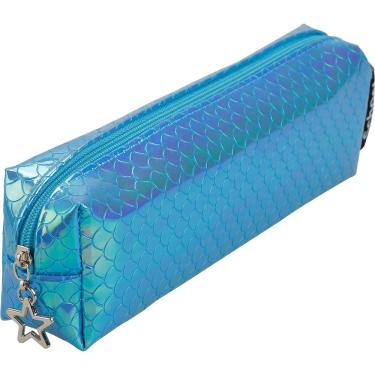Imagem de School Basics Estojo Escolar Sereia Iridescente 20x8cm com Zíper Estrela