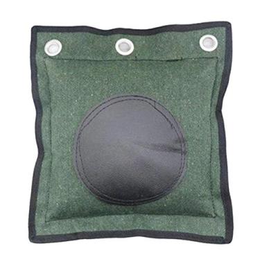 Imagem de Almencla Saco de Areia de Boxe, Kung Fu e Artes Marciais - Verde, 33x36cm/12.99x14.17 polegadas - À prova d'água e óleo-prova, Lona militar mercerizada, Ilhós de Aço sólido Para A Montagem