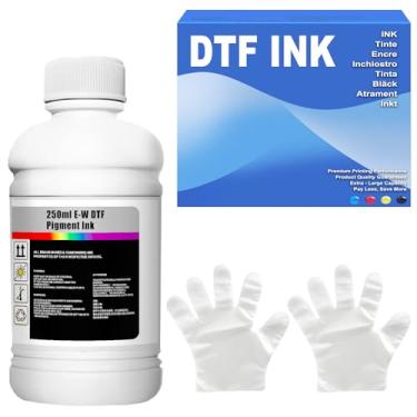 Imagem de Tinta DTF premium 250 ml branca - tinta de transferência DTF para refil de filme PET para impressoras DTF cabeça de impressão R1390 XP600 L1800 L805 XP600 ET-8550 XP-15000 L805 DX5 DX7 WF-4720