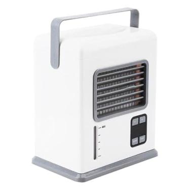 Imagem de Condicionador de Ar Portátil Blu Breeze, Mini Refrigerador USB, 17 x 15 x 10 cm, Branco