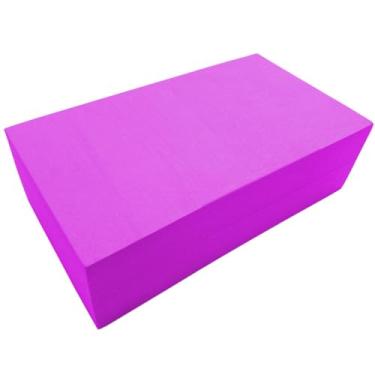 Imagem de Bloco de Yoga em EVA 23x13x7cm - AMS EVA (Rosa Flex, 23x13x7cm)