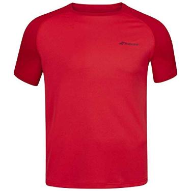 Imagem de Camiseta Babolat Play Crew Neck Tee Vermelha - Masculino - P
