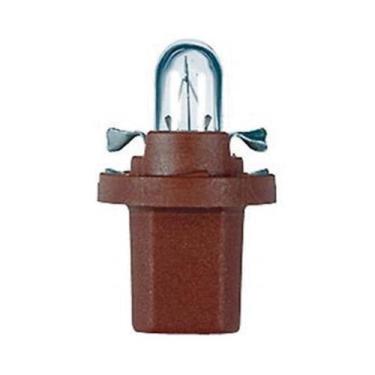 Imagem de Lâmpada tipo pinguinho 24v 1,2w base plástica mfx marrom bx 8,5d cx 10