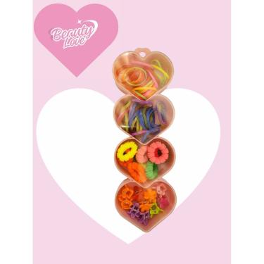 Imagem de Kit Rabicó infantil elastico de cabelo enfeite limpeza facial maquiagem faixa esponja maquiar mulher dia das mães presen