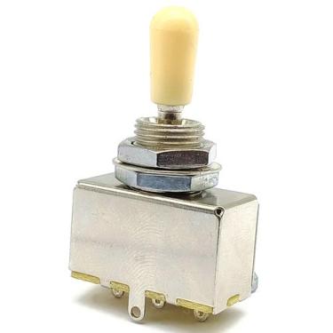 Imagem de Chave seletora MXP curta 3 Posição Les Paul Creme guitarra