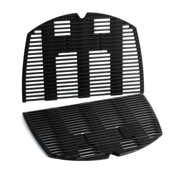 Imagem de Grade de peças de valor de grelha 7646 para Weber Q300, Q3200 Q320 Q3000, grelhas de cozimento de ferro fundido esmaltado fosco 17 13/16 x 25, 404341, 57060001, 586002, 7646