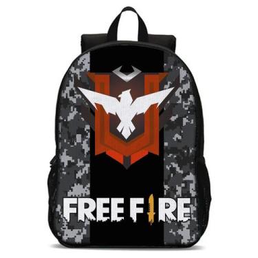 Imagem de Mochila Escolar Avulsa Infantil Estampa Game Free Para Menino E Menina