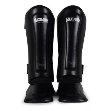 Imagem de Caneleira de Muay Thai e Kickboxing Classic Black Maximum, Preto, M, U