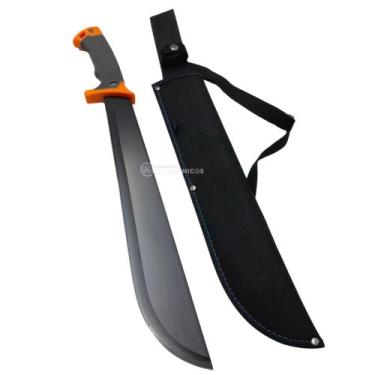 Imagem de Facão 53cm com Bainha de Nylon Lâmina Inox 3mm, Cabo Ergonômico e Leve