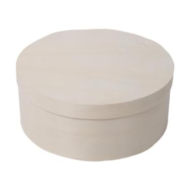 Imagem de YWJLQH Caixa de bolo de madeira, caixa de embalagem para confeitaria, grande capacidade, recipiente portátil multiuso, organizador de armazenamento para, L