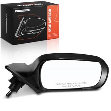 Imagem de A-Premium Espelho retrovisor manual do lado do passageiro - Compatível com Toyota Camry 1997 1998 1999 2000 2001 - Espelho retrovisor externo preto dobrável manual não aquecido