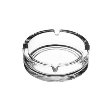 Imagem de Cinzeiro De Vidro Redondo Para Bar Restaurante Casa Mesa incolor - NoB