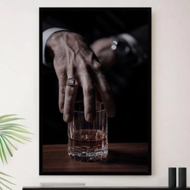Imagem de Genérico, Quadro Whisky Macho Alfa Bar Barzinho Decorativo A4 23x33cm