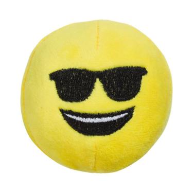Imagem de Pelúcia Imojis óculos Com Ventosa 7cm - Multilaser
