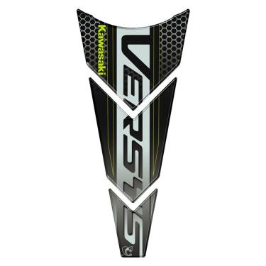 Imagem de Adesivo Resinado Protetor De Tanque Moto Kawasaki Versys Cor Verde