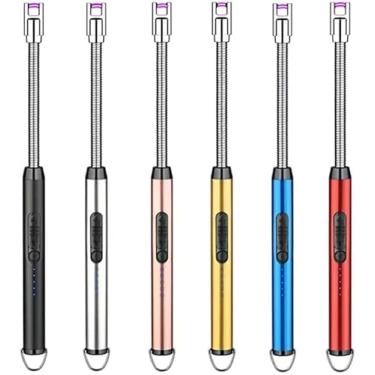 Imagem de Isqueiro Acendedor Elétrico USB Recarregável Flexivel Para Cozinha Fogão a Gas Acendedor de Velas de Fogão Cores Sortidas [Marca Valuance] Premium